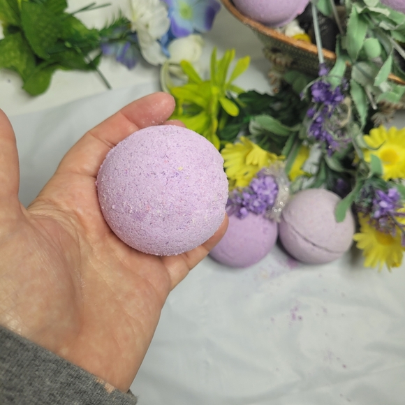 5 Bath bombs heavy scented lavender - Picture 7 of 15